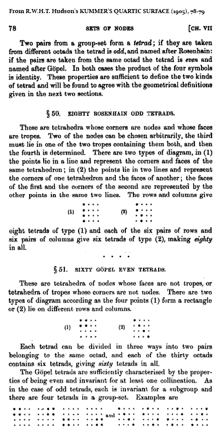 IMAGE- Rosenhain and Gpel Tetrads in Hudson