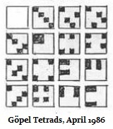 Gpel tetrads in an inscape, April 1986