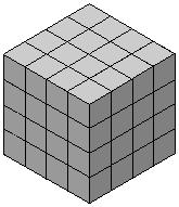 A 4x4x4 cube