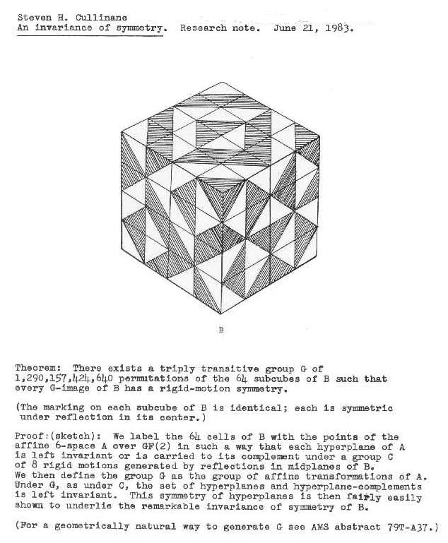 4x4x4 Diamond Theorem